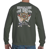 Merchant Marine: Living The Dream Sweatshirt (Print on Back)