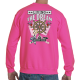 Merchant Marine: Living The Dream Sweatshirt (Print on Back)
