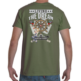 Merchant Marine: Living The Dream Men's T-Shirt (Print On Back)