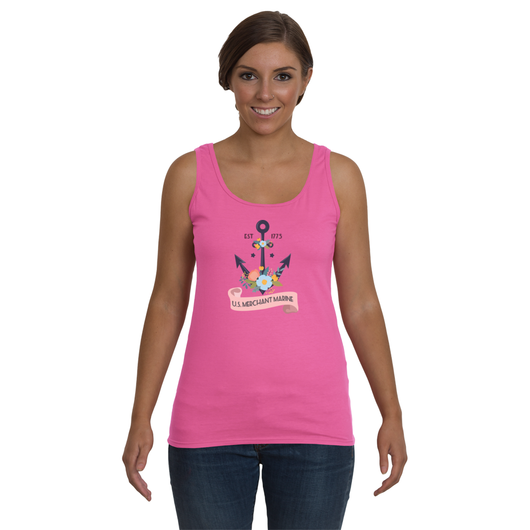 Gildan Softsyle Juniors Tank - USMM Anchor