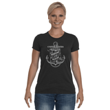 Ladies Gildan G420L Performance Tee - Merchant Marine Anchor