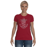 Ladies Gildan G420L Performance Tee - Merchant Marine Anchor