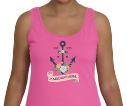 Gildan Softsyle Juniors Tank - USMM Anchor