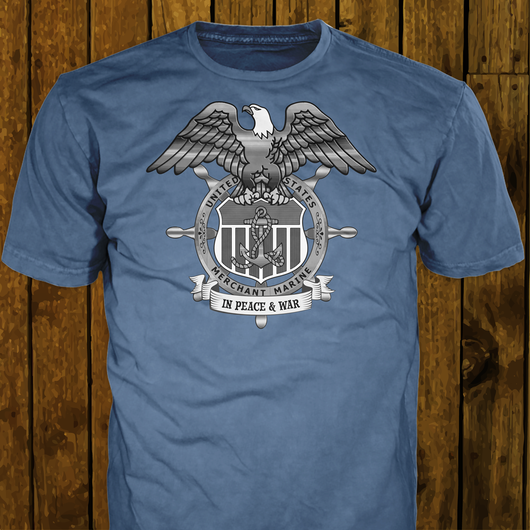 U.S. Merchant Marine Emblem - Grayscale