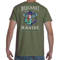 Men's USMM Peace & War V2 T-Shirt (printed on back)