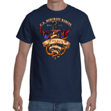 USMM Anchor Tattoo T-Shirt Front Print