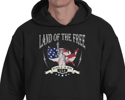 Land Of The Free Because Of The Brave - Hoodie