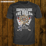 Merchant Marine: Living The Dream - Men's T-Shirt