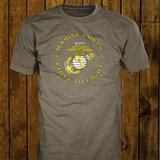 USMC First To Fight Men's T-Shirt (Print on Front)
