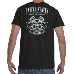 USMM Chief Engineer T-Shirt - Back Print